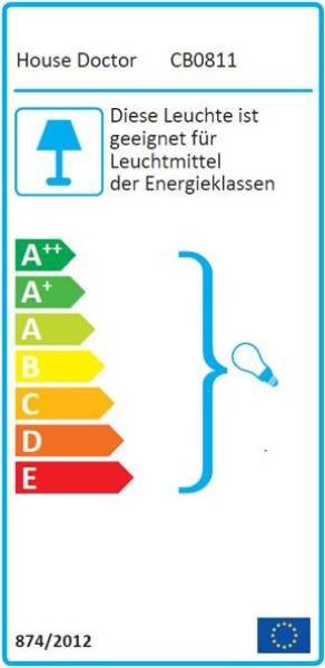 Energie-Label House Doctor Molecular (E27)