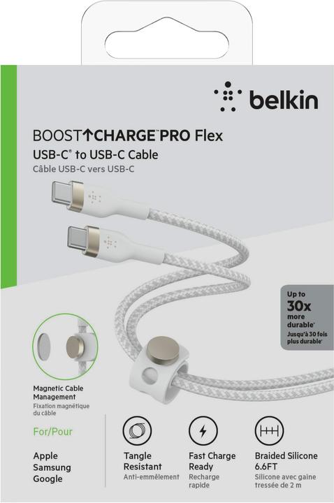 Image du produit Belkin USB type C - USB type C (2 m, USB 2.0)