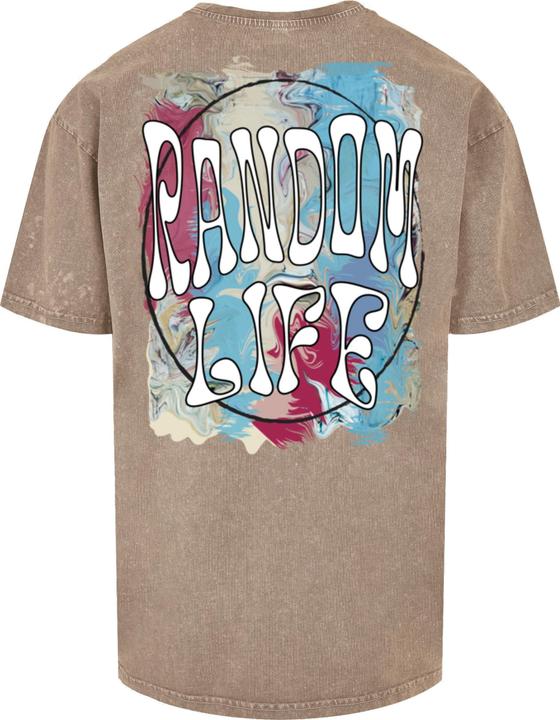 Produktbild Merchcode Random Life Acid Washed Heavy Oversized Tee - 112665 (XXL)