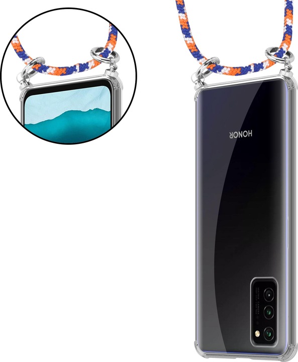 Produktbild Cadorabo TPU Handy Kette SILBER Cover