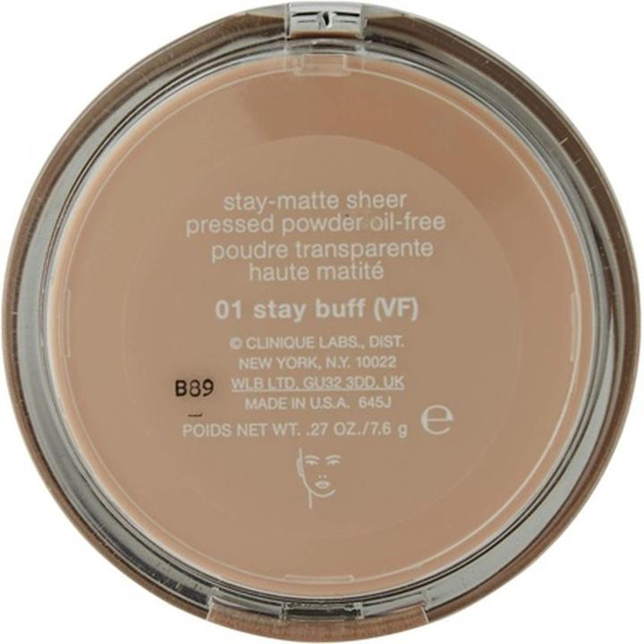 Actual product image Clinique Stay Matte (No. 01 Stay Buff)