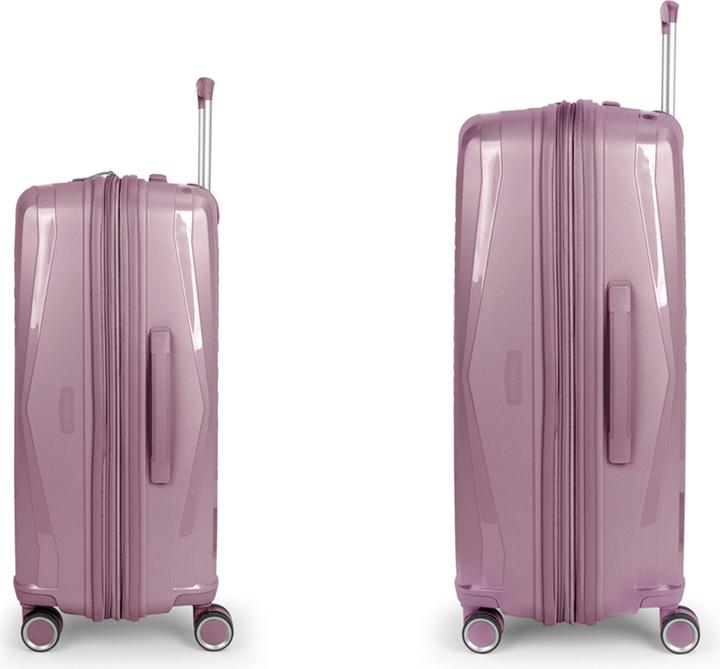 Actual product image Gabol Queens 4-wheel suitcase set 2-piece with expansion fold (181 l)