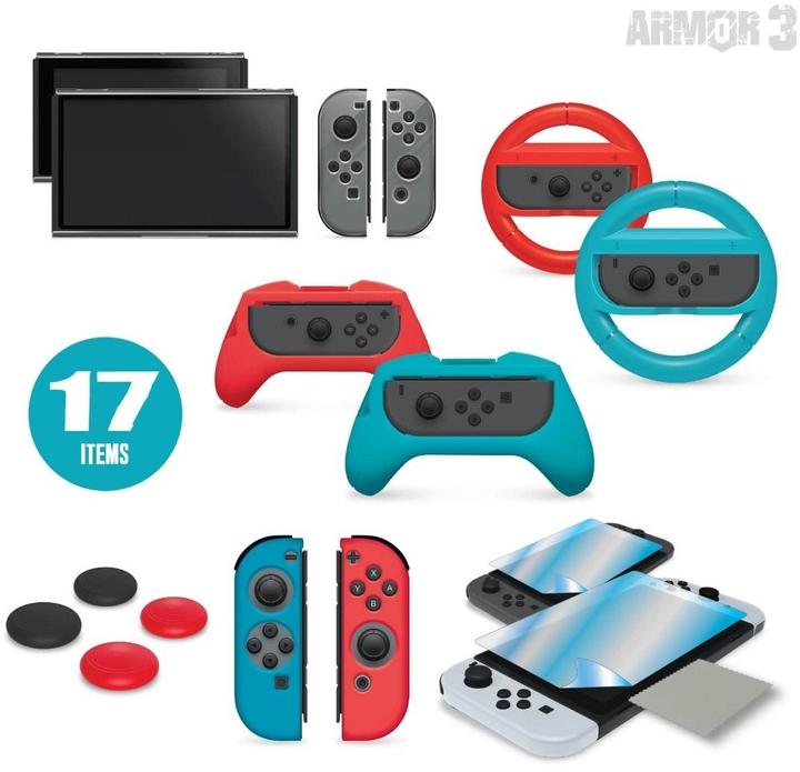 Immagine prodotto Armor3 Kit Party 17 in 1 Pacchetto di accessori (Switch, Switch OLED)