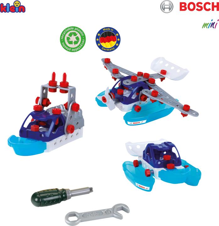 Actual product image Theo Klein Bosch 3 in 1 Konstruktions-Set Watercraft Team