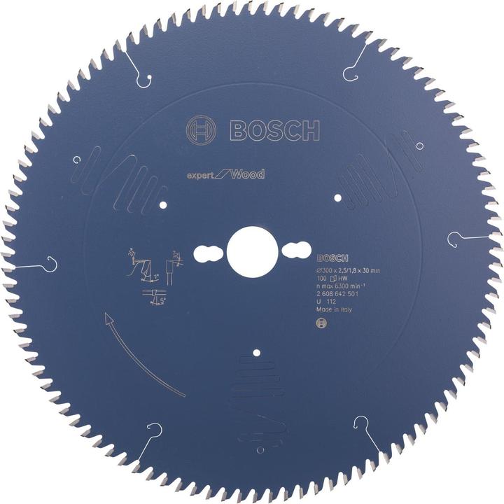 Produktbild Bosch Professional Zubehör Kreissägeblatt Expert for Wood, 300 x 30 x 2,5 mm, 100