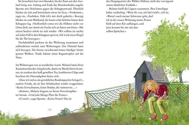Produktbild Die wilden Hühner (Deutsch, Cornelia Funke, Florentine Prechtel, 2018)