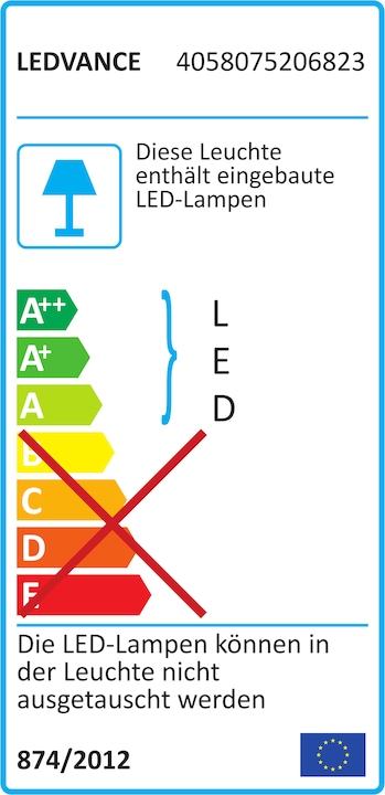 Energy Label Ledvance Endura Flood (13200 lm, IP65)