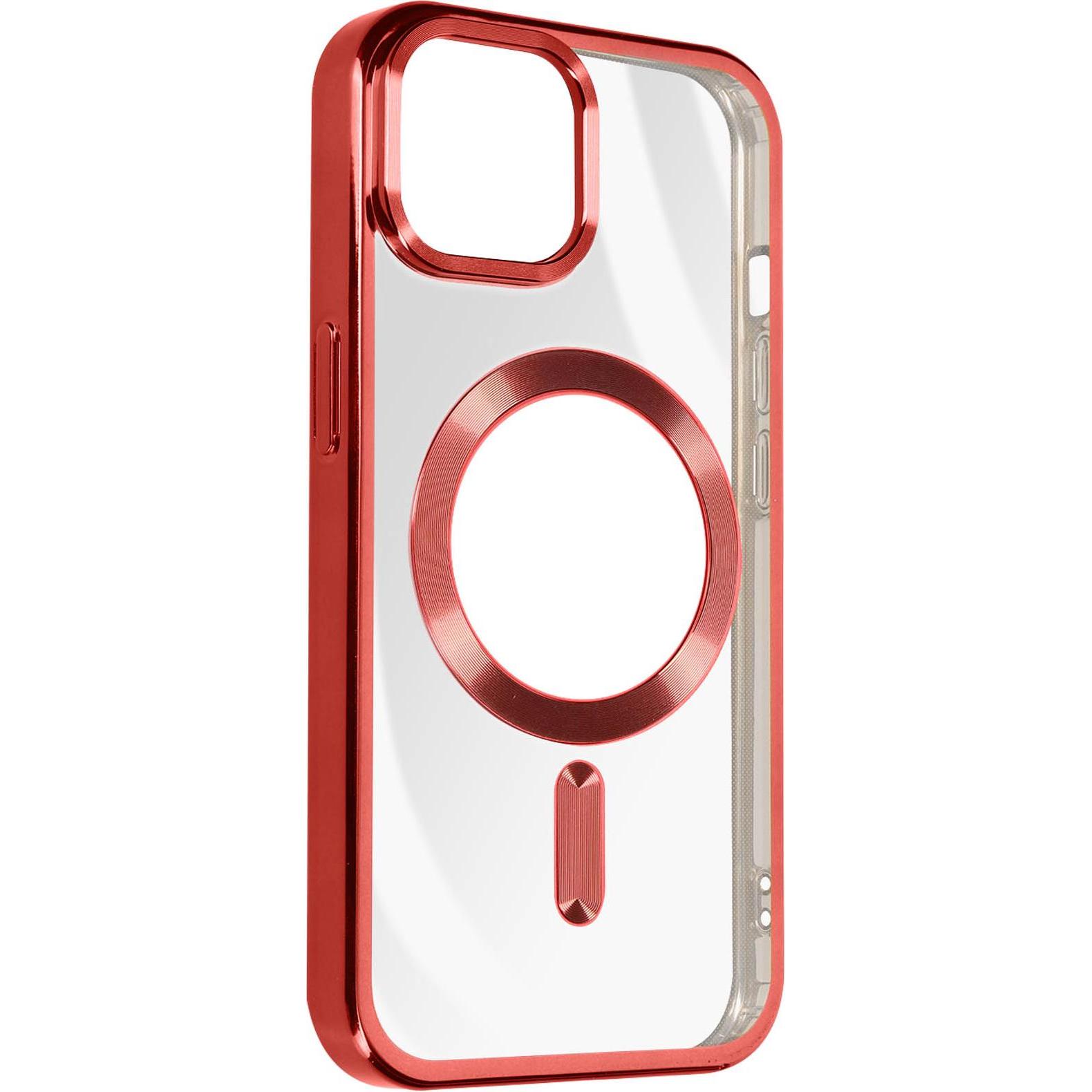 Thumbnail - Avizar Chrom Handyhülle Series (Apple iPhone 15 Plus), Smartphone Hülle, Rot