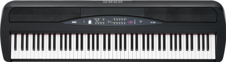 Korg Digitalpiano, SP280, 2x22 Watt, Ständer, schwarz