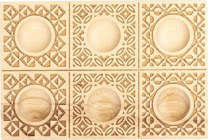 Produktbild Leonardi Wood Handgefertigte Ravioli 6er-Holzform Herzen (copy)