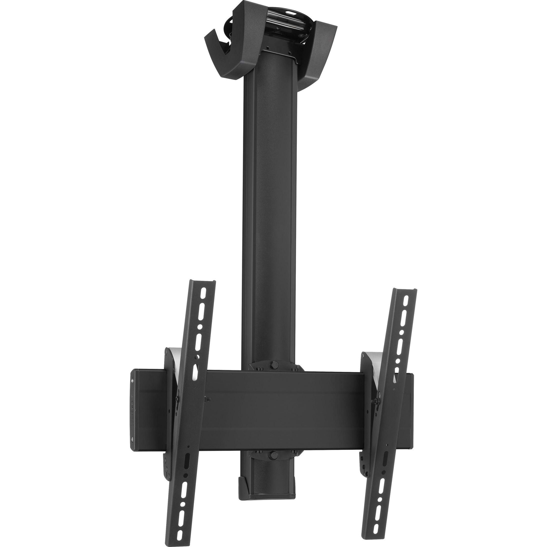 Vogels Deckenhalter-Set (Decke, 80 kg), TV Wandhalterung, Schwarz