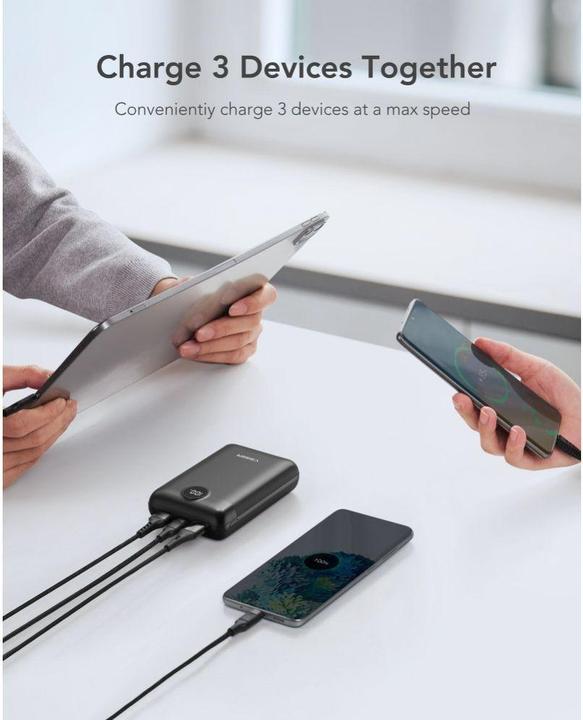 Immagine prodotto NoName Power bank Veger VEGER powerbank 20000 mAh PD QC3.0 2A 22,5W S20 (W2053) nero (20000 mAh, 22.50 W)