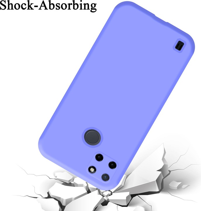 Productafbeelding Cadorabo TPU Liquid Silicone Case Cover voor Realme C21Y / C25Y (Realme C25Y, Realme C21Y)