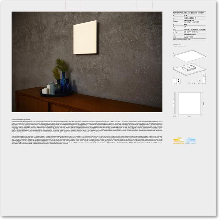 Produktbild Ledvance Planon Frameless (3100 lm)