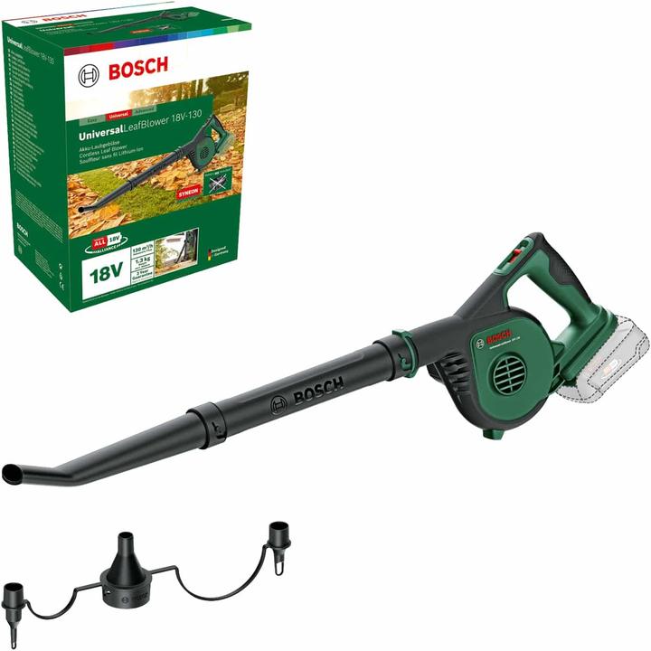 Actual product image Bosch Home & Garden UniversalLeafBlower 18V-130 (Rechargeable battery operated, Leaf blower)