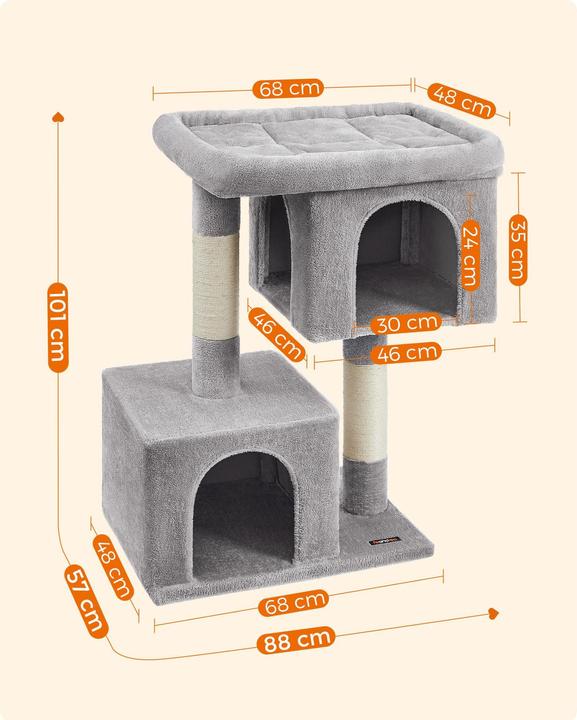 Produktbild Feandrea Simba (101 cm, Hellgrau)