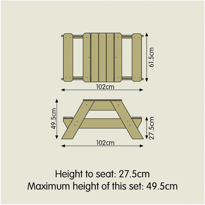 Produktbild TP Toys Holzsandspieltisch Classic