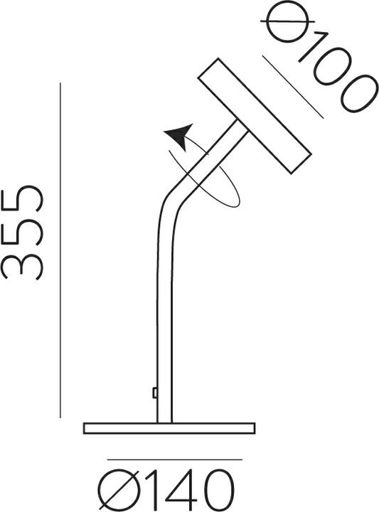 Produktbild ACB Iluminacion ACB Tischleuchte Corvus (530 lm)