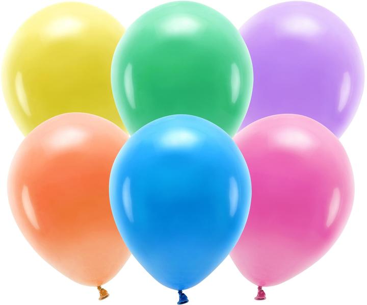 Partydeco Luftballons pastell Mix Eco (10 x)