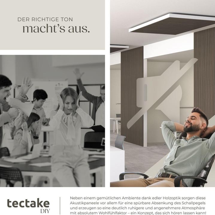 Image du produit tectake Sonic Wall aspect bois