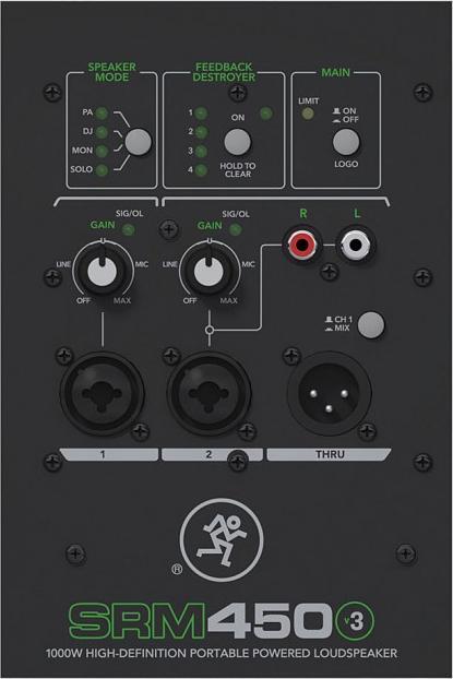 Actual product image Mackie SRM450 (Active, 1x 1000 W)
