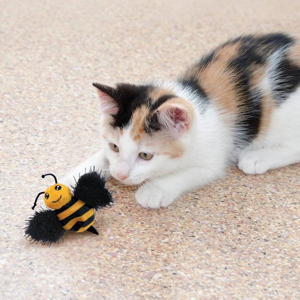 Immagine prodotto KONG Meglio Buzz Bee (4x12.5cm) (Catmint giocattolo, Gatto di peluche)