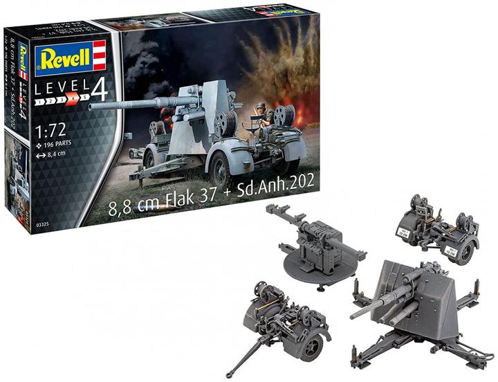 Actual product image Revell 8,8cm Flak 37 with Sdt.Anh 202