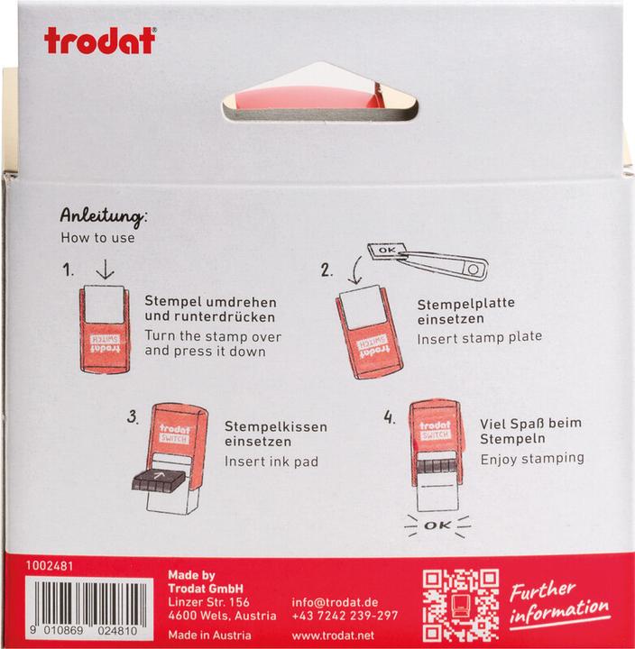Produktbild Trodat SWITCH Selbstgemachtes Stempel