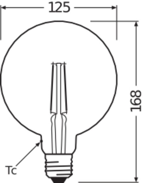 Actual product image Osram Vintage 1906 LED Pine (E27, 4.50 W, 470 lm, 1 x, E)