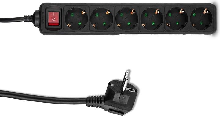 Actual product image REV Table socket outlet 6-fold 1.4 m with switch (6x, CEE 7/3, 1.40 m)