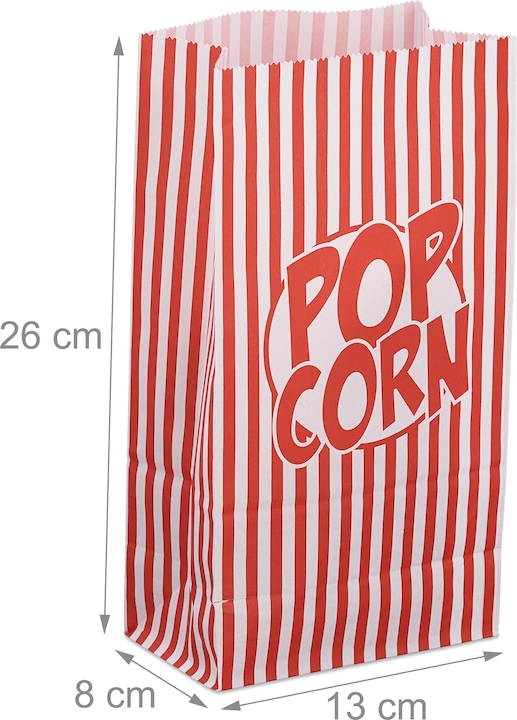 Produktbild Relaxdays 144 Popcorntüten (144 x)