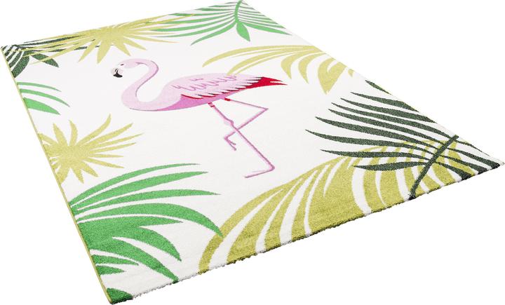 Produktbild Pergamon Designer Teppich Faro Tropical Flamingo (80 x 150 cm)