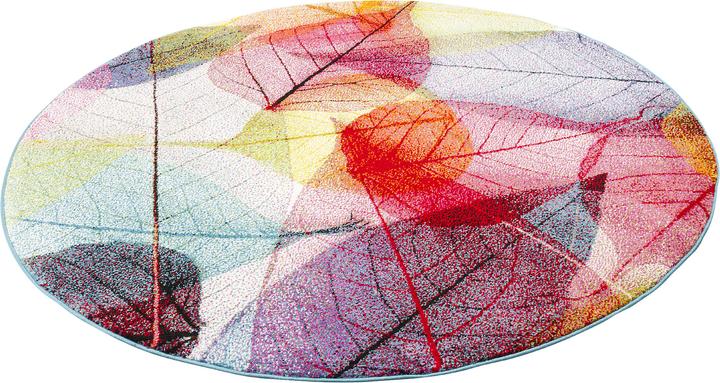 Produktbild Pergamon Designer Teppich Faro Tropical Blätter (120 x 120 cm)