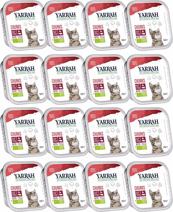 Yarrah BIO Nassfutter Rind & Huhn (Junior, Adult, Senior, 1 Stk., 100 g)