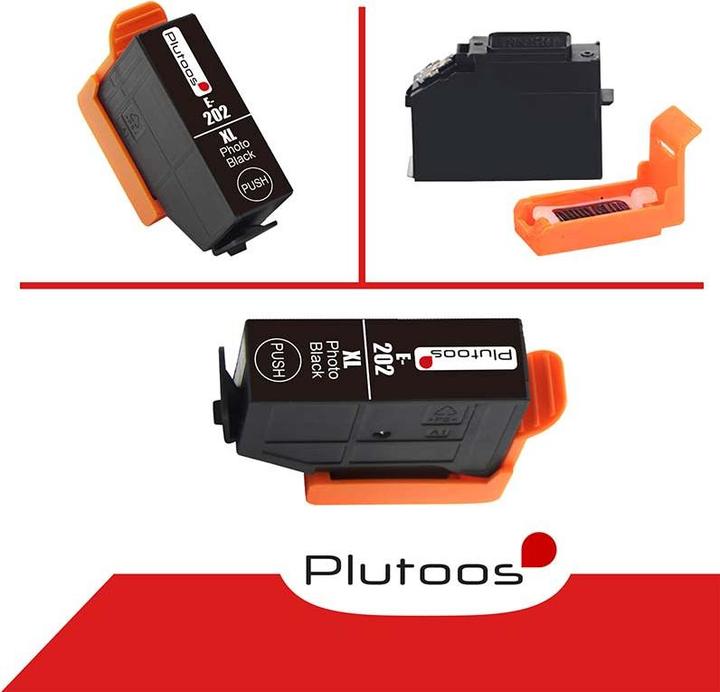Image du produit Plutoos Epson 202XL Cartouche XXL compatible, Photoblack C13T02H14010 (PBK)