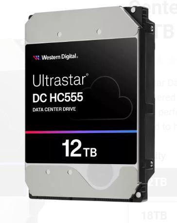 Image du produit WD ULTRASTAR DC HC555 3.5IN 26.1 (12 To, 3.5")
