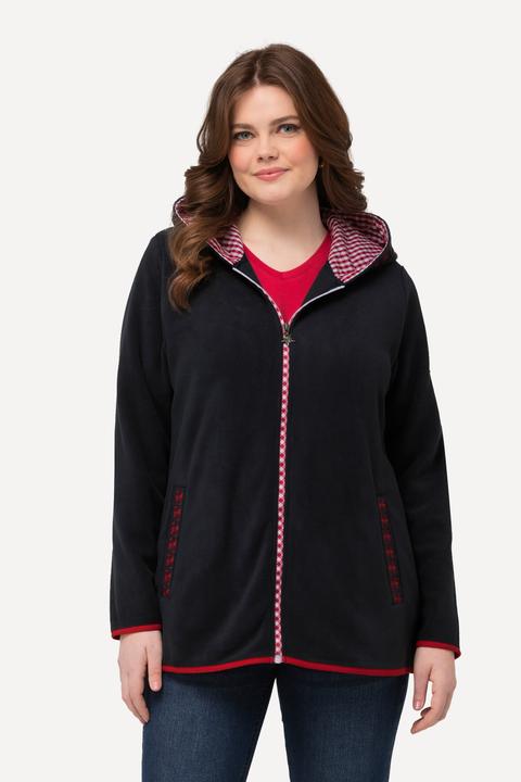 Actual product image Ulla Popken Hooded Fleece Zip-Up Jacket (42, 44)