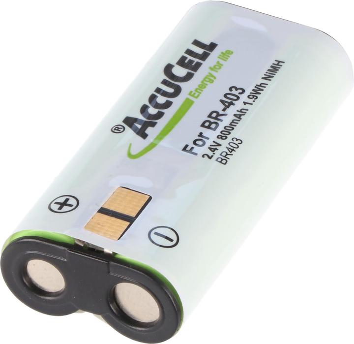 Image du produit AccuCell Akku olympus ds-2300, -3300, -4000, br-403 (Batterie de l'appareil photo)