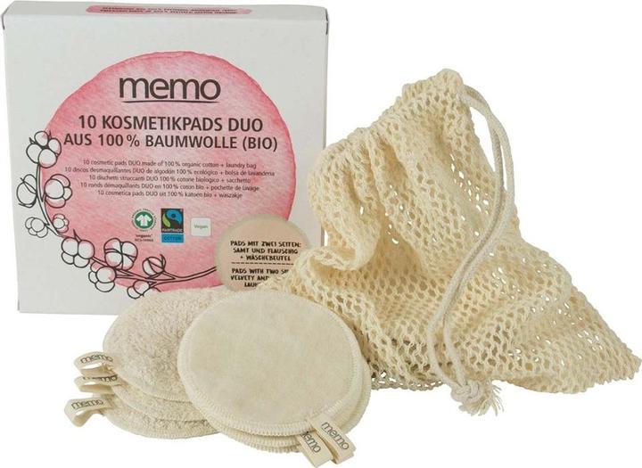 Actual product image Memo Paris Cosmetic pads duo (Make-up remover)