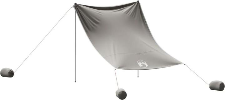 Produktbild VidaXL Strand-Schattenzelt mit Sandsäcken 304 x 300 cm (Strandzelt + Strandmuschel, 0.18 kg, 8 Personen)