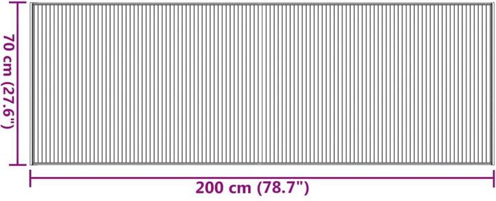 Produktbild vidaXL Teppich (70 x 200 cm)