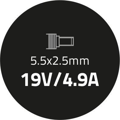 Thumbnail - Qoltec 50076 - Notebook - Indoor - 220-240 V - 50/60 Hz - 90 W - 19 V (90 W), Notebook Netzteil, Schwarz