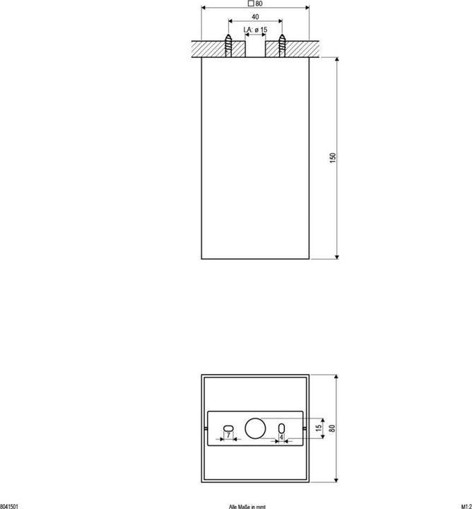 Produktbild EVN Deckenanbauleuchte (GU10)