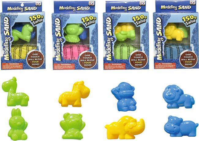 Actual product image Modelling sand 150gr - animal shapes, 2 pcs.