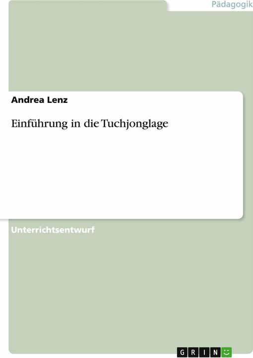 Produktbild Einführung in die Tuchjonglage (Deutsch, Andrea Lenz, 2010)