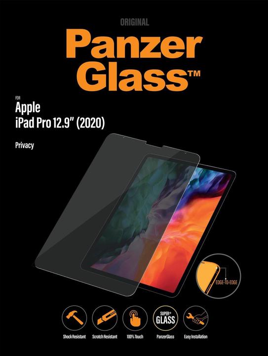 Actual product image PanzerGlass Privacy (1 pcs., iPad Pro 12.9 2018 (3. Gen), iPad Pro 12.9 2020 (4. Gen), iPad Pro 12.9 2021 (5th Gen), iPad Pro 12.9 2022 (6th Gen))