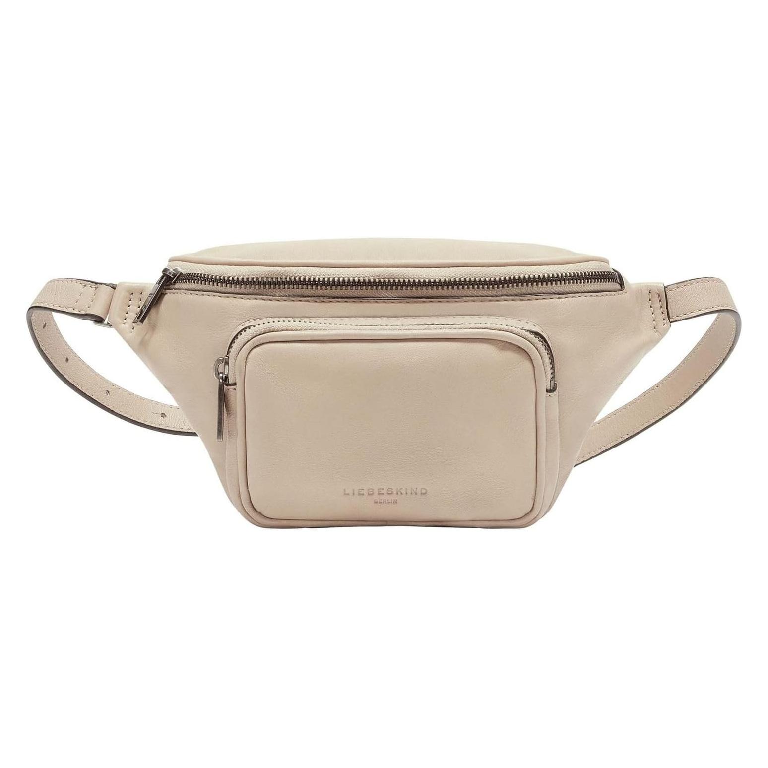 Liebeskind Berlin, Damen, Handtasche, Belt-Bag Gürteltasche Aus Leder, Beige