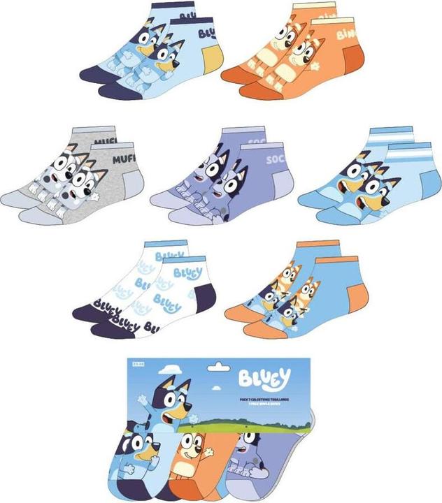 Produktbild Cerdá Bluey pack socks (6er Pack, 23 - 26, 27 - 30)