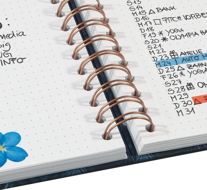 Actual product image Sigel Spiral Book Jolie (A5, Dotted, Hardcover)