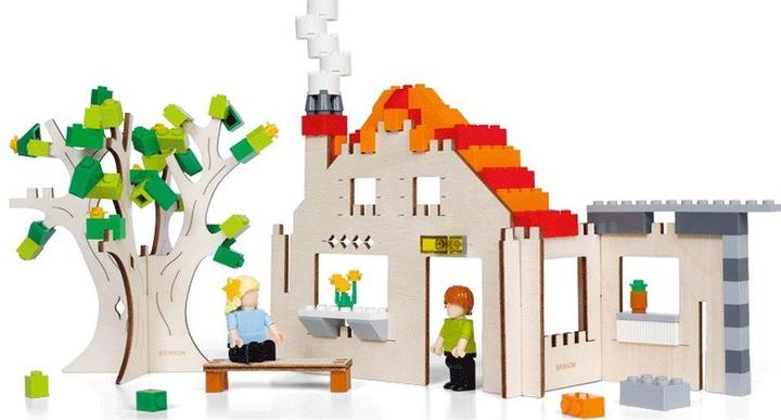 Produktbild Brikkon Haus mit Baum